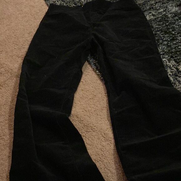 Soft surroundings pull on velvet pants M - Picture 4 of 6